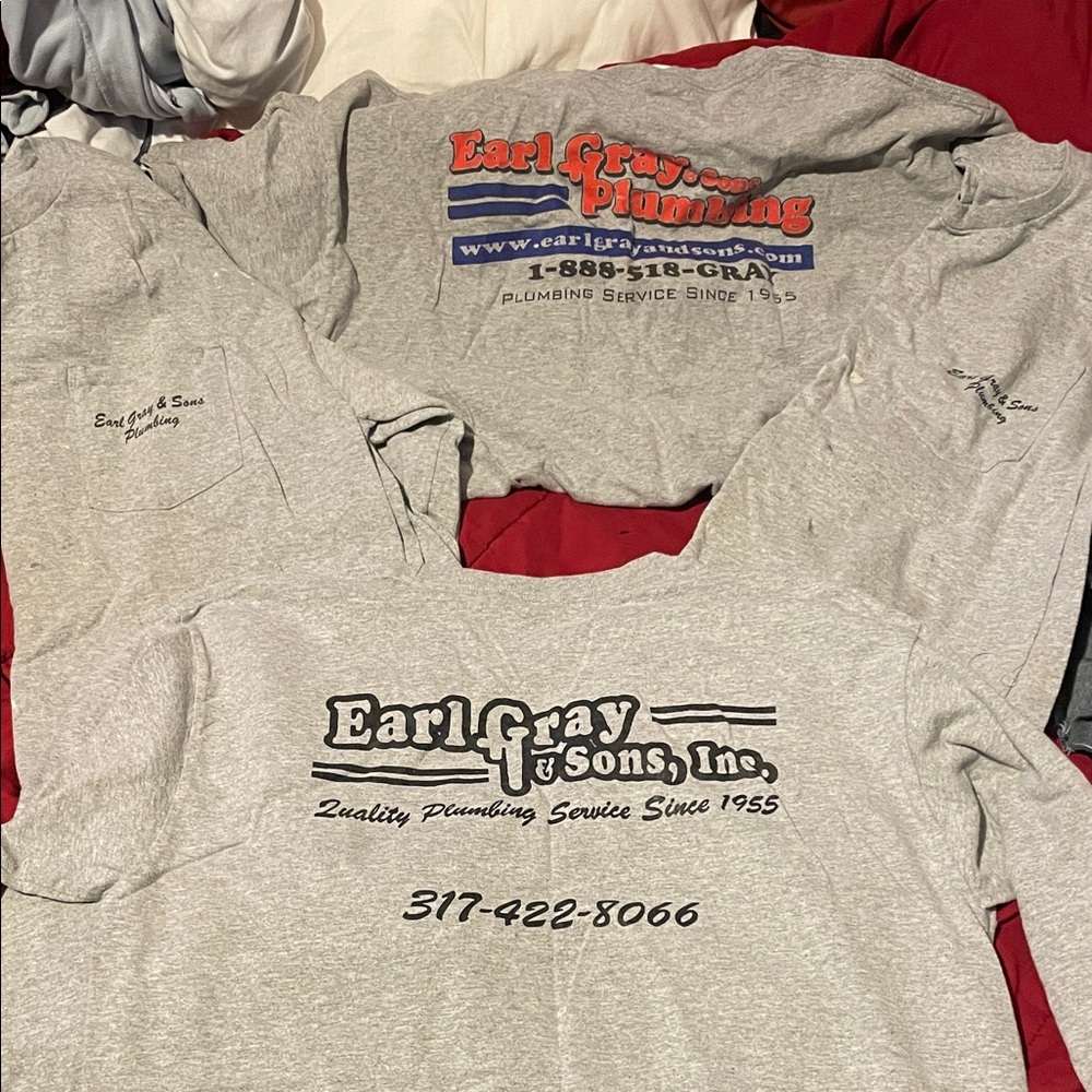 Gildan Gray Long Sleeve Tee